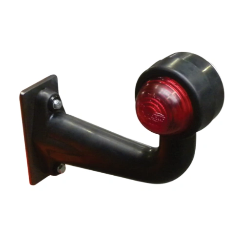 Red and white marker lights